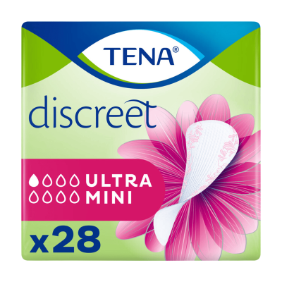 TENA Discreet Ultra Mini Inlegkruisjes - 28 stuks
