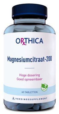 Orthica Magnesiumcitraat-200 Tabletten - 60 tabletten
