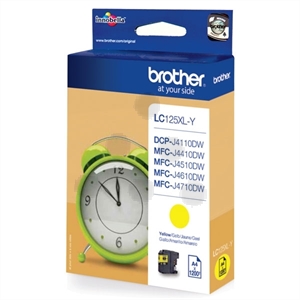 Brother Inktcartridge LC125XLY - Geel - XL