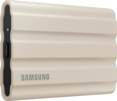 Samsung Portable SSD T7 Shield MU-PE2T0K/EU - Beige - 2 TB