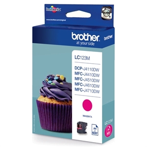 Brother Inktcartridge LC123M - Magenta