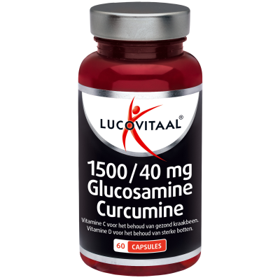 Lucovitaal Glucosamine Curcumine 1500/40mg Capsules - 60 capsules
