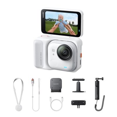Insta360 Actiecamera GO Ultra - Wit - Creator Bundle