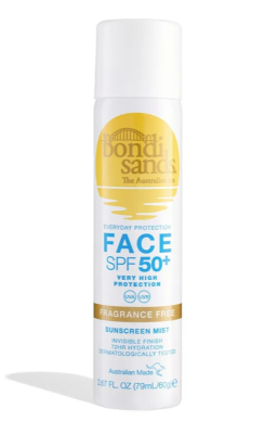 Bondi Sands Everyday Face Sunscreen Mist - SPF50+ - 60 g