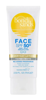 Bondi Sands Everyday Face Lotion Tinted Matte - SPF50+ - 75 ml
