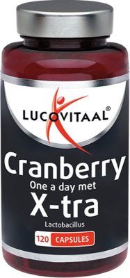 Lucovitaal Cranberry met X-tra Lactobacillus Capsules - 120 capsules