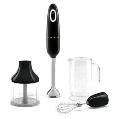 Smeg Staafmixer HBF03BLEU - Zwart - 700 W