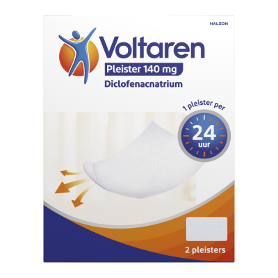 Voltaren Diclofenac Patch - 140 mg - 2 stuks