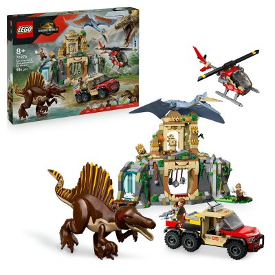 LEGO Jurassic World Spinosaurus en Quetzalcoatlus luchtmissie 76976