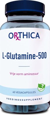 Orthica L-Glutamine-500 Capsules - 60 capsules